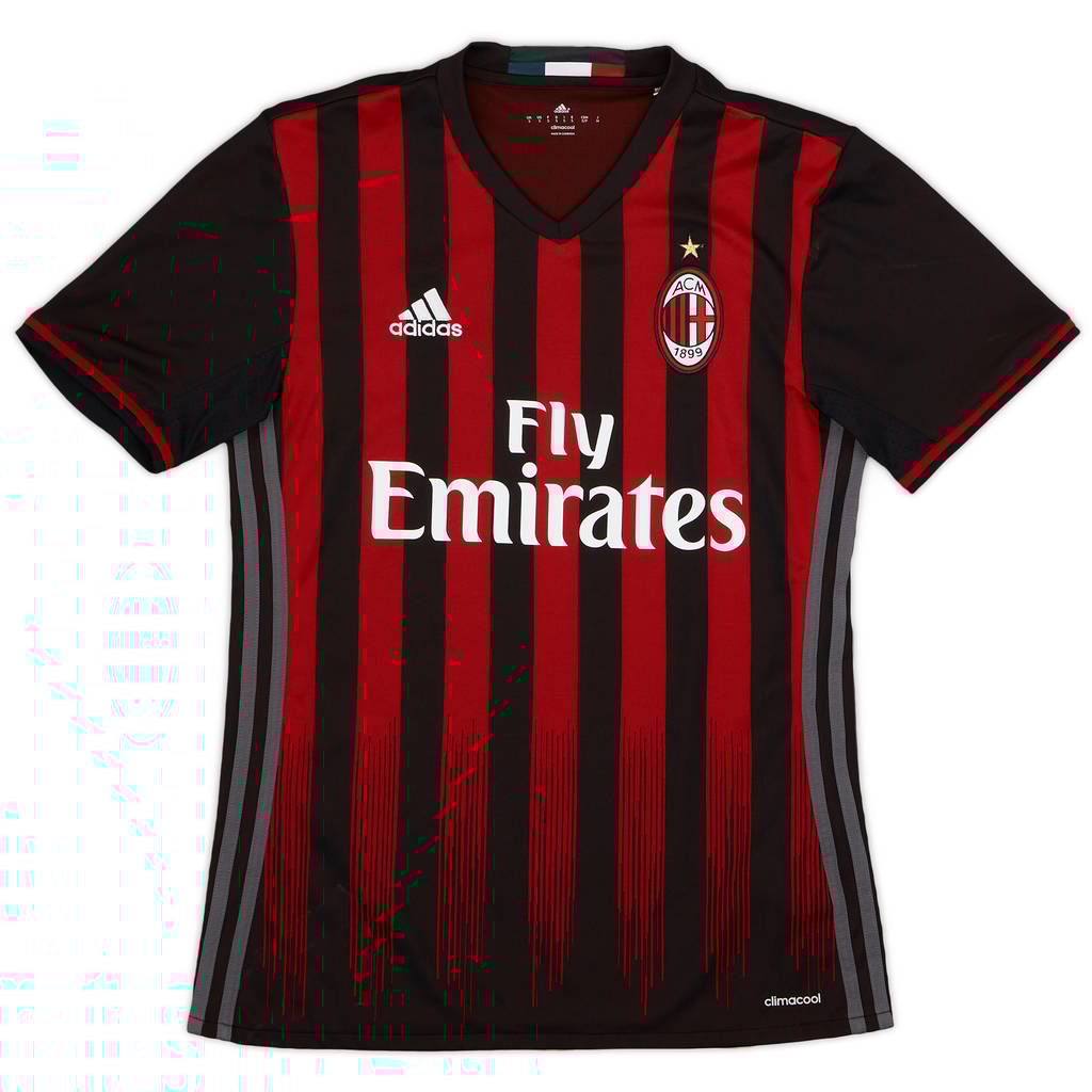 2016-17 AC Milan Home Shirt - 9/10 - (S)
