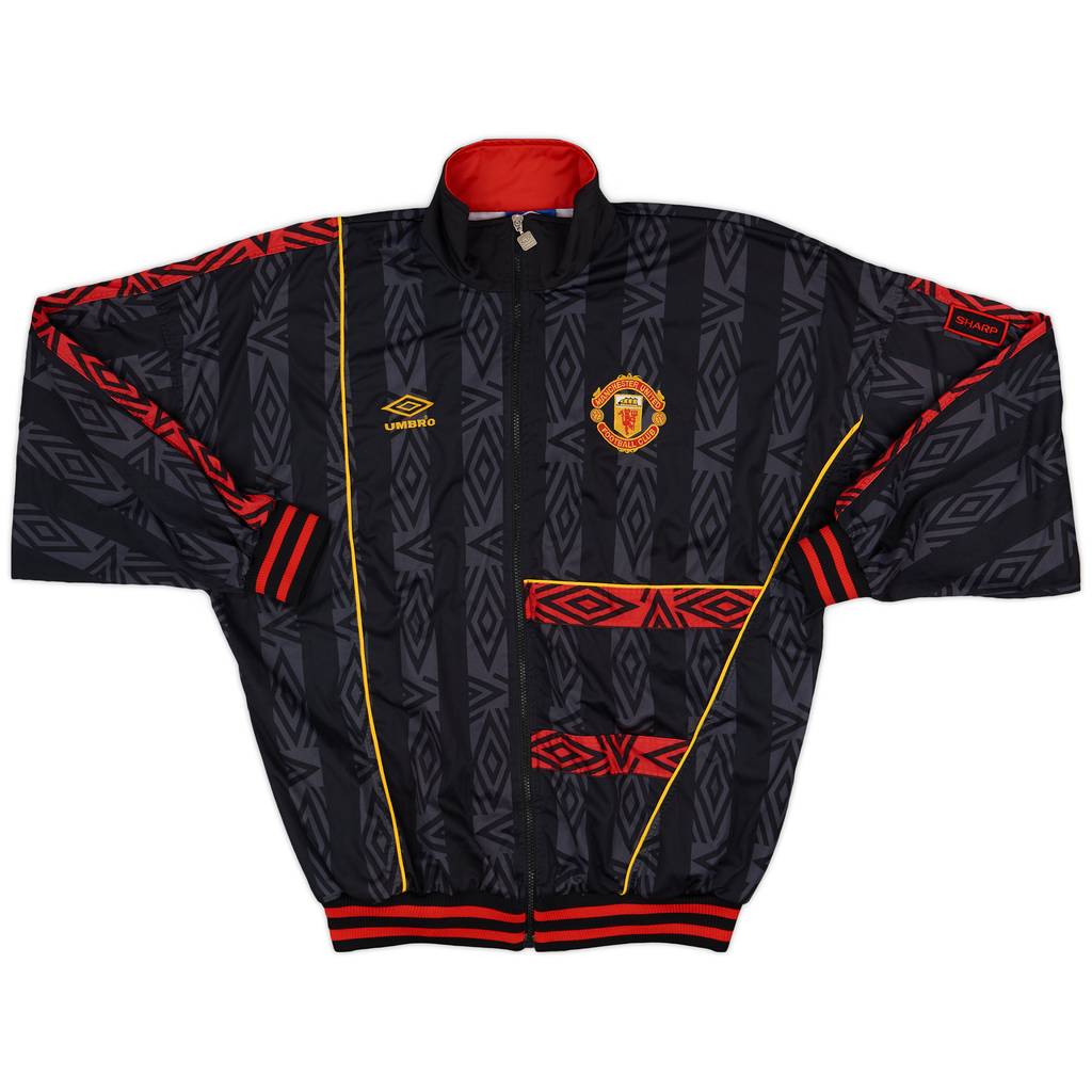 1992-93 Manchester United Umbro Track Jacket - 9/10 - (XL)