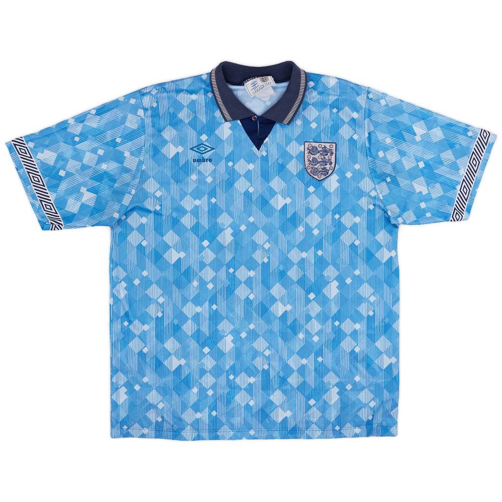 1990-92 England Third Shirt - 6/10 - (XL)