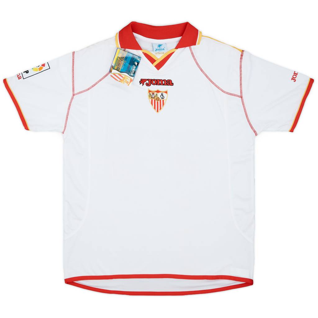 2001-02 Sevilla Home Shirt (S)