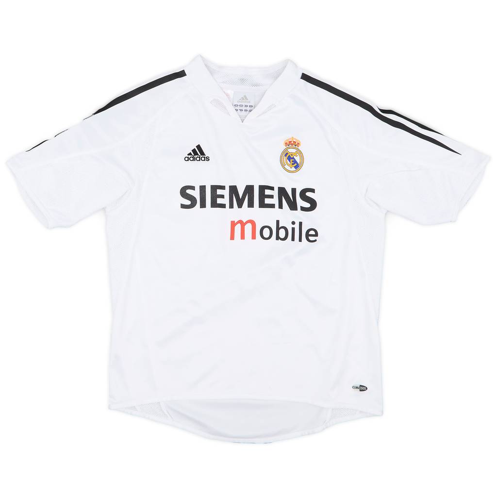 2004-05 Real Madrid Home Shirt - 7/10 - (M.Boys)