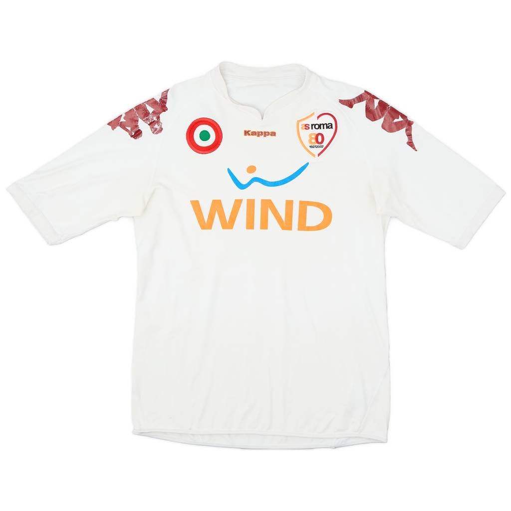 2007-08 Roma Away Shirt - 5/10 - (XL)