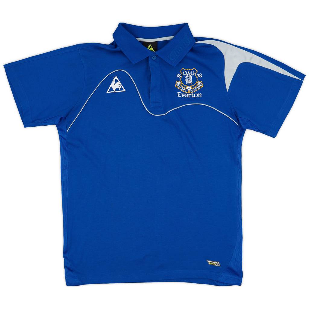 2009-10 Everton Le Coq Sportif Polo Shirt - 6/10 - (L)