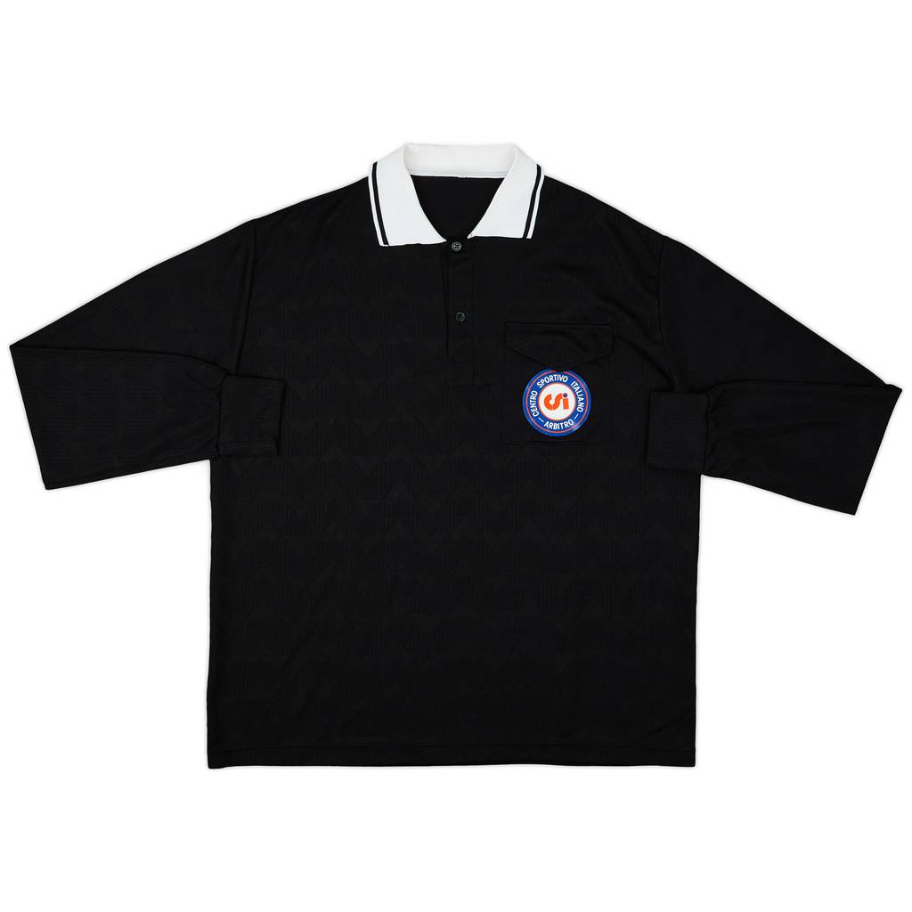 1990s Italy FIGC Diadora Referee Shirt - 10/10 - (XL)