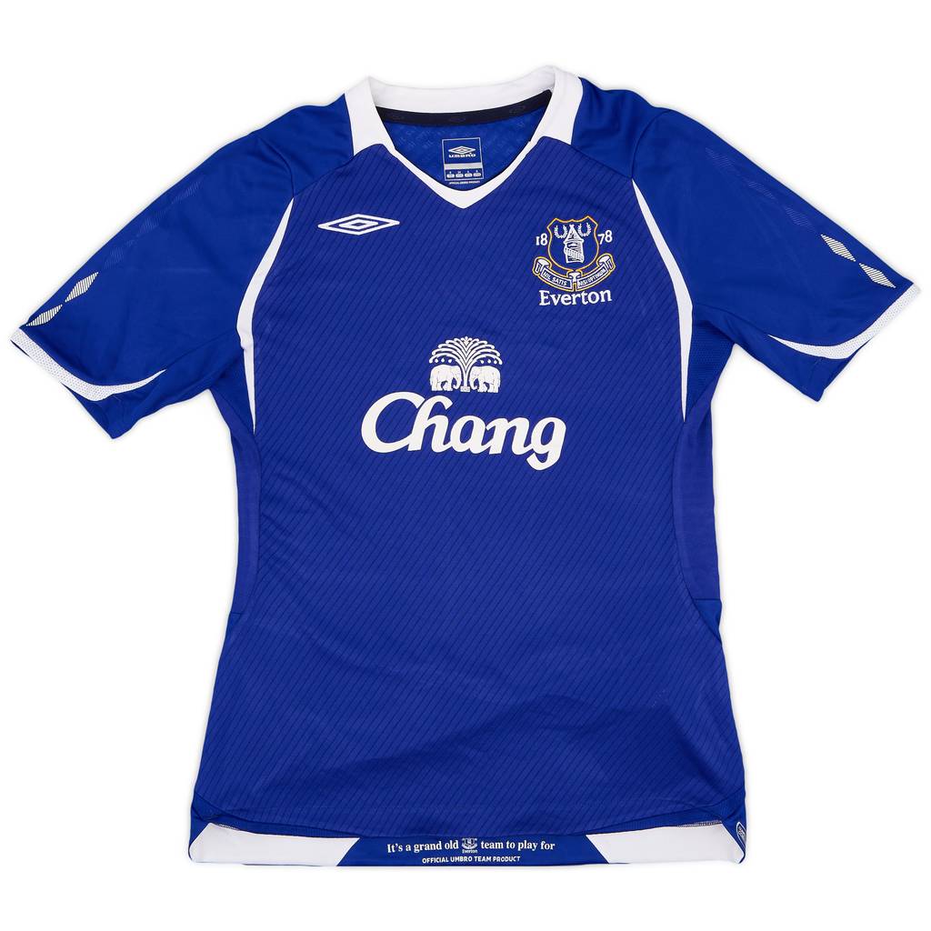 2008-09 Everton Home Shirt - 9/10 - (Women's S)