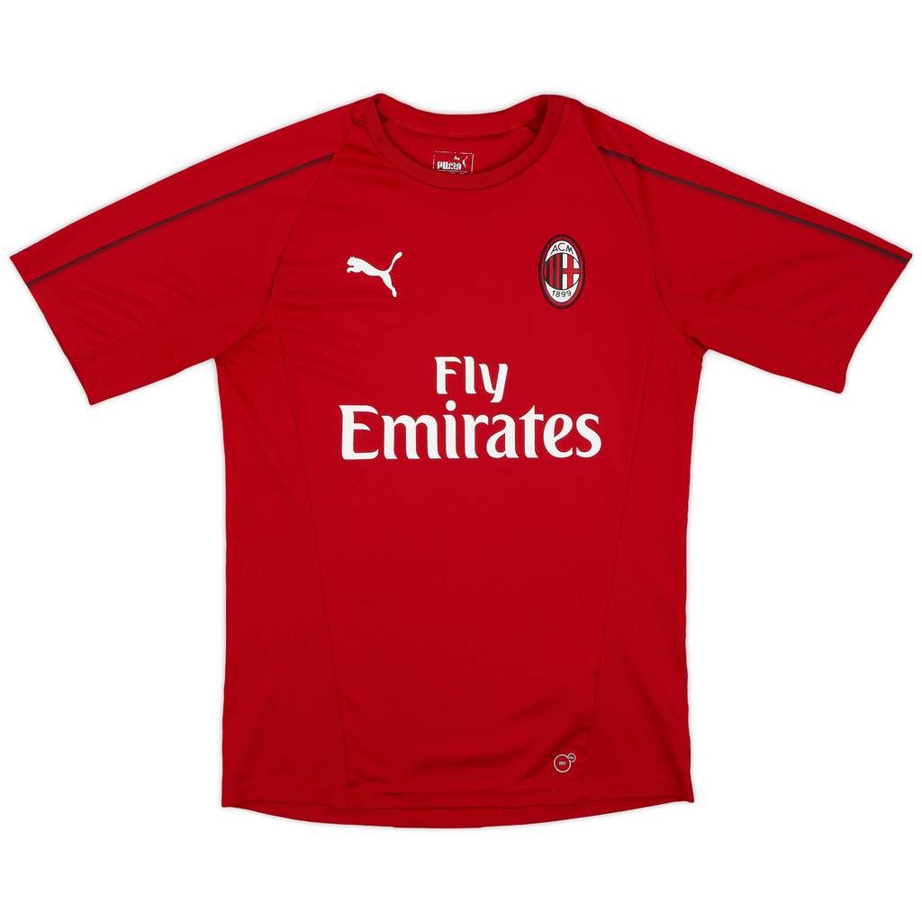 2018-19 AC Milan Puma Training Shirt - 8/10 - (M)