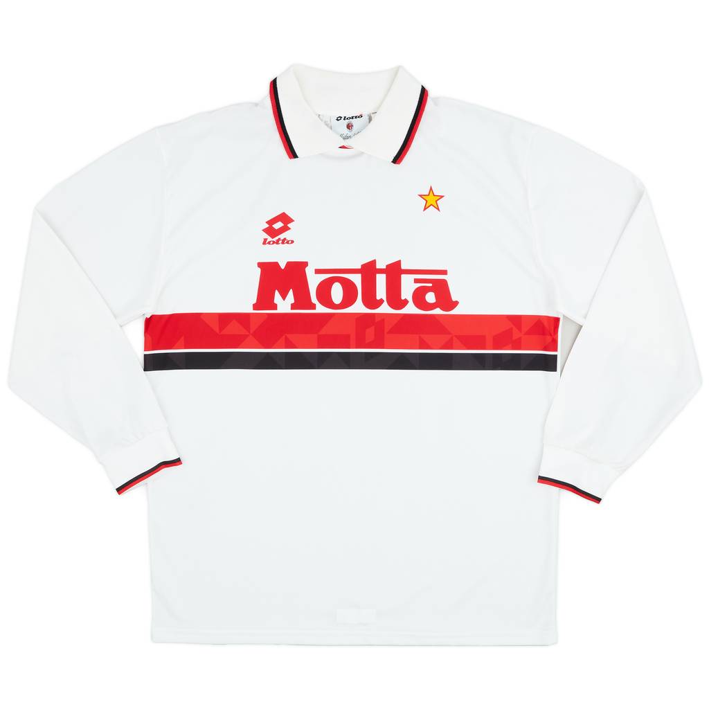 1993-94 AC Milan Away L/S Shirt - 9/10 - (XL)