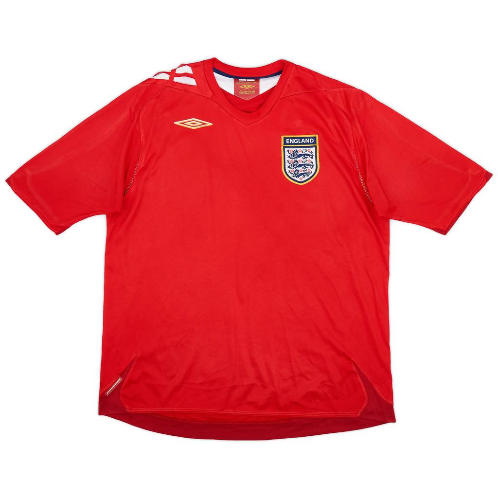 2006-08 England Away Shirt - 6/10 - (XL)