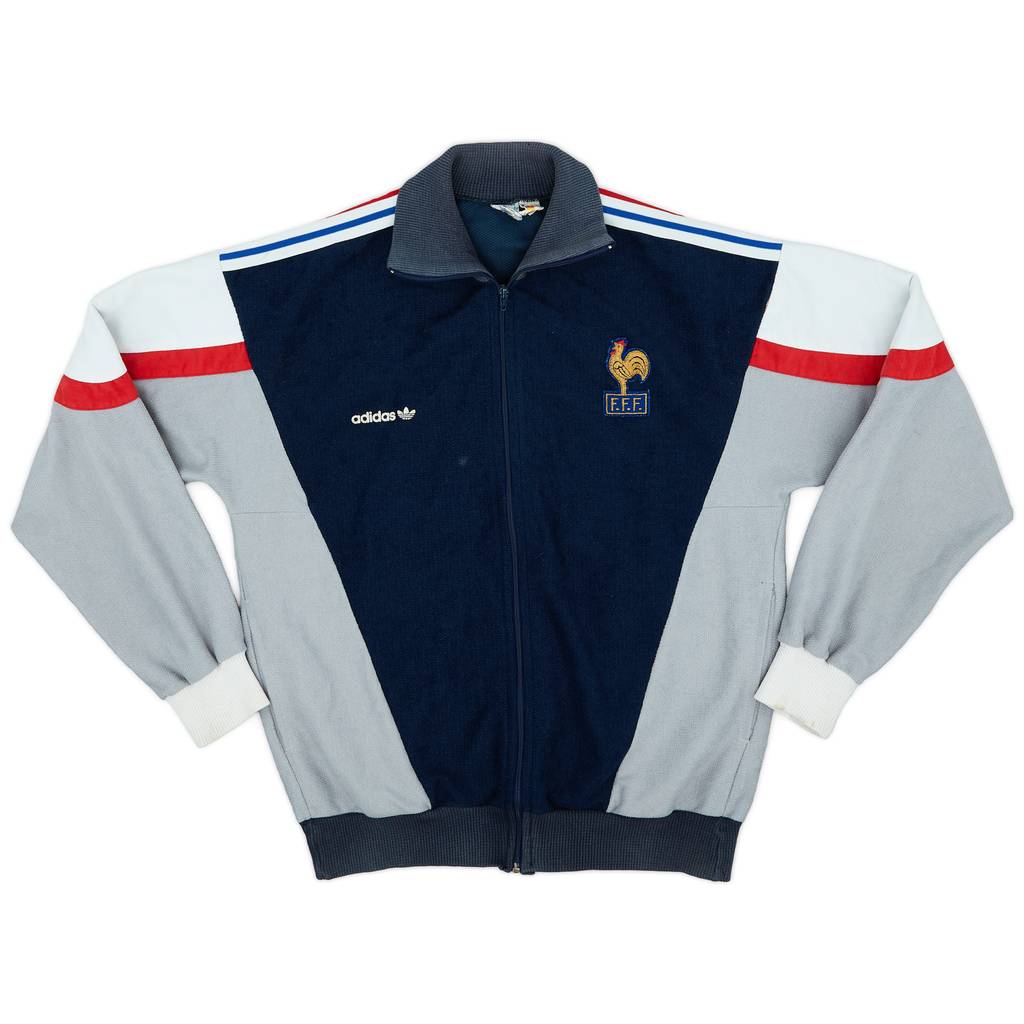 1986-88 France adidas Track Jacket - 7/10 - (M)