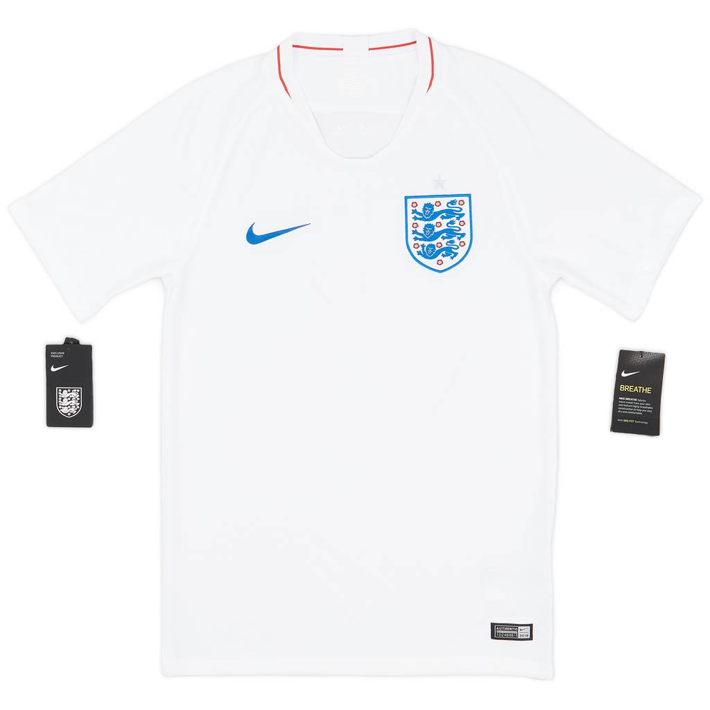 2018-19 England Home Shirt (S)