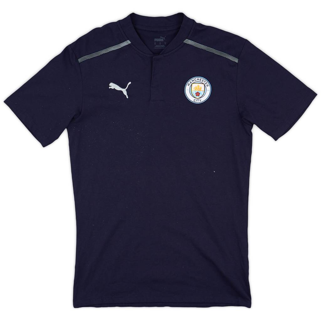 2021-22 Manchester City Puma Polo Shirt - 9/10 - (M)