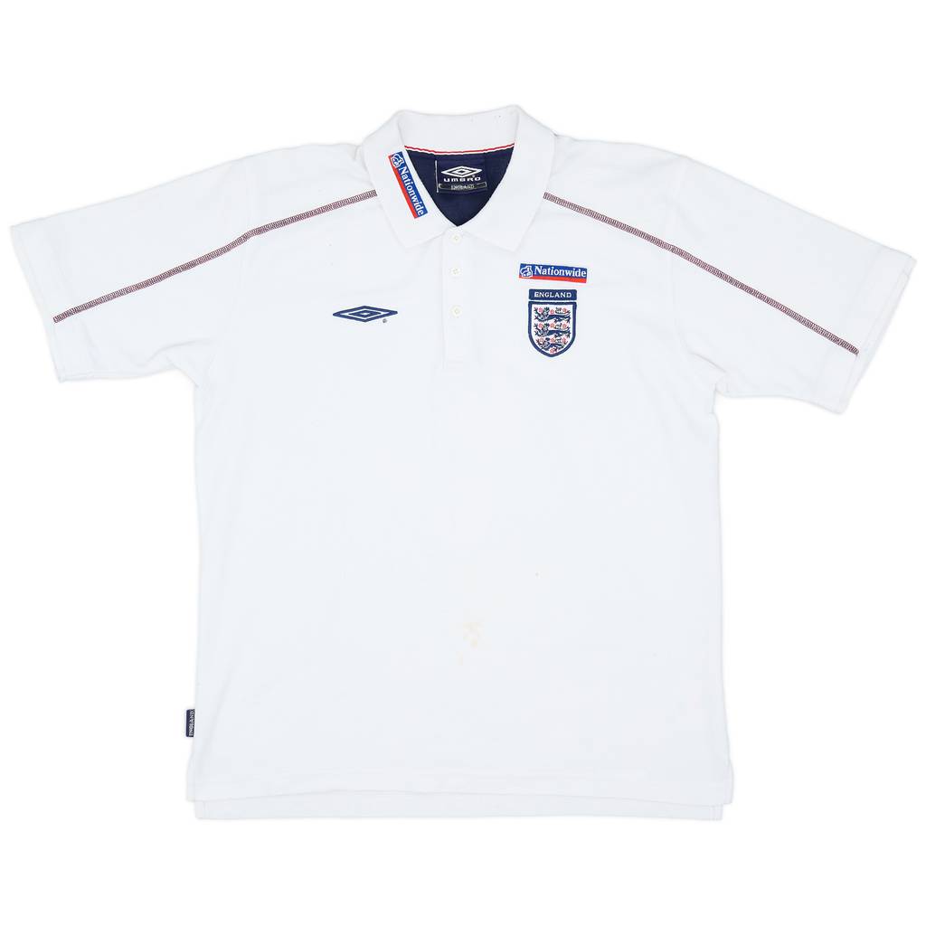 2004-06 England Umbro Polo Shirt - 5/10 - (L)