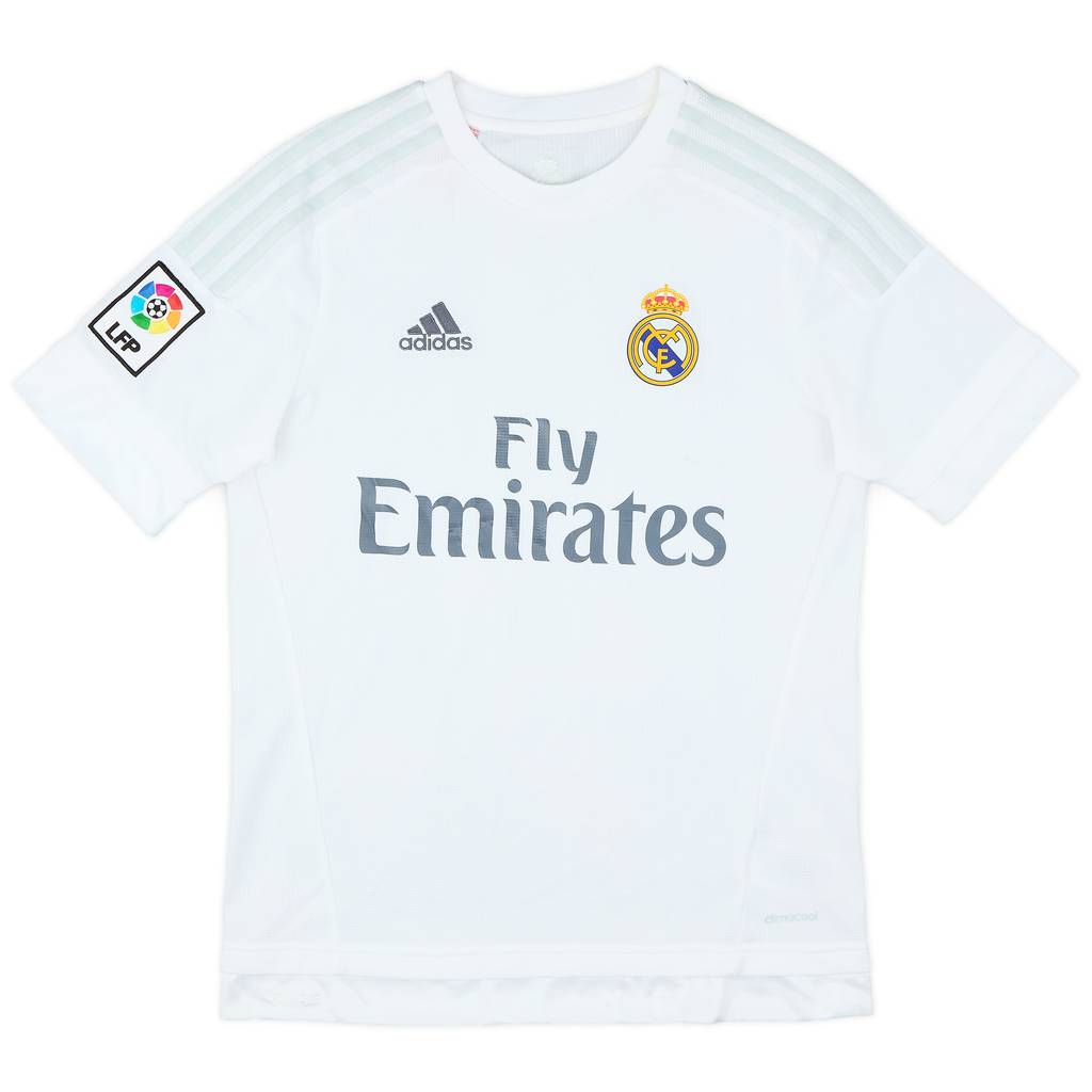 2015-16 Real Madrid Home Shirt - 9/10 - (XL.Boys)