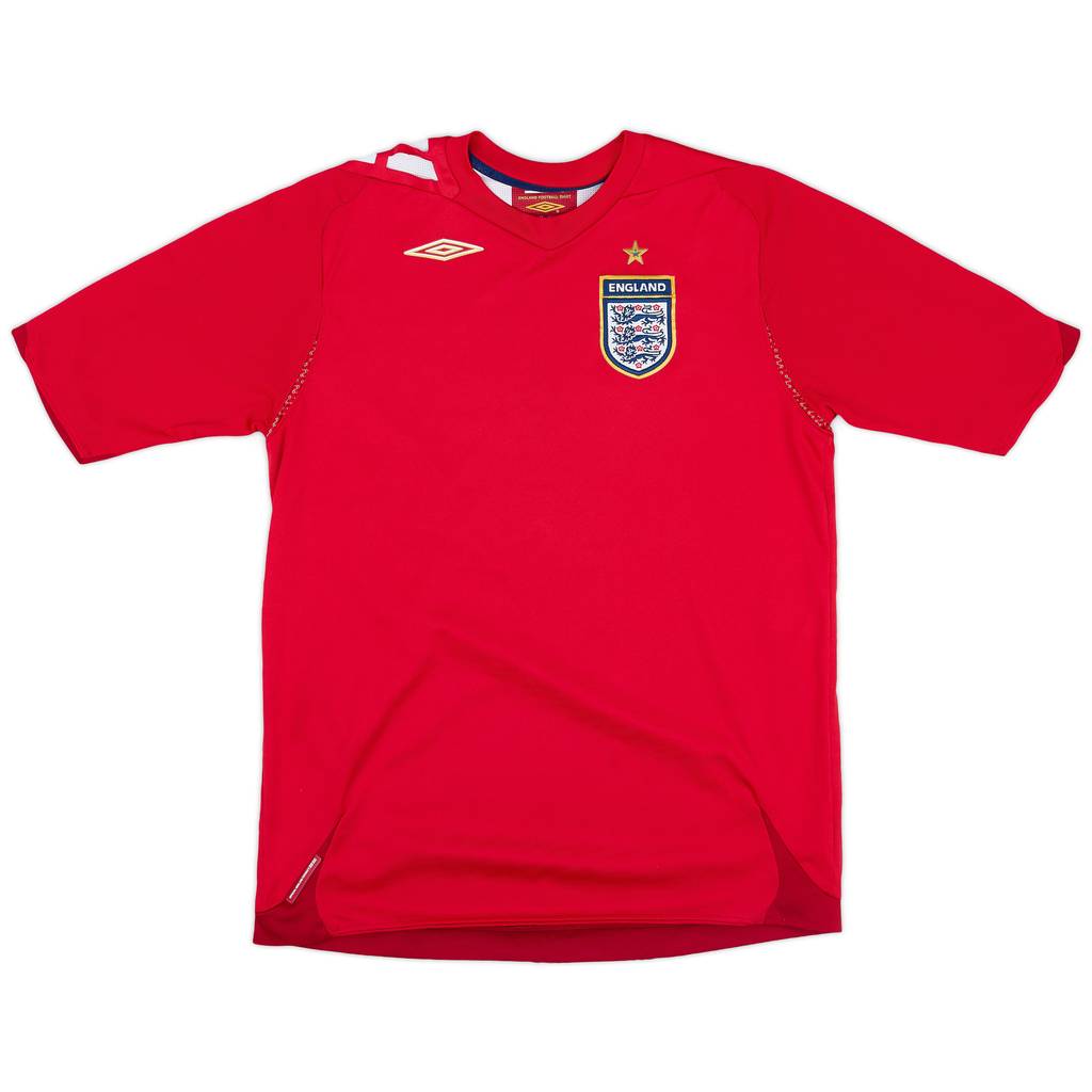 2006-08 England Away Shirt - 8/10 - (XL.Boys)