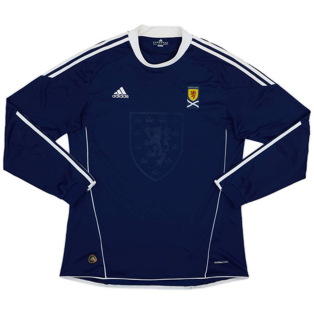 2010-11 Scotland Home L/S Shirt - 6/10 - (XL)