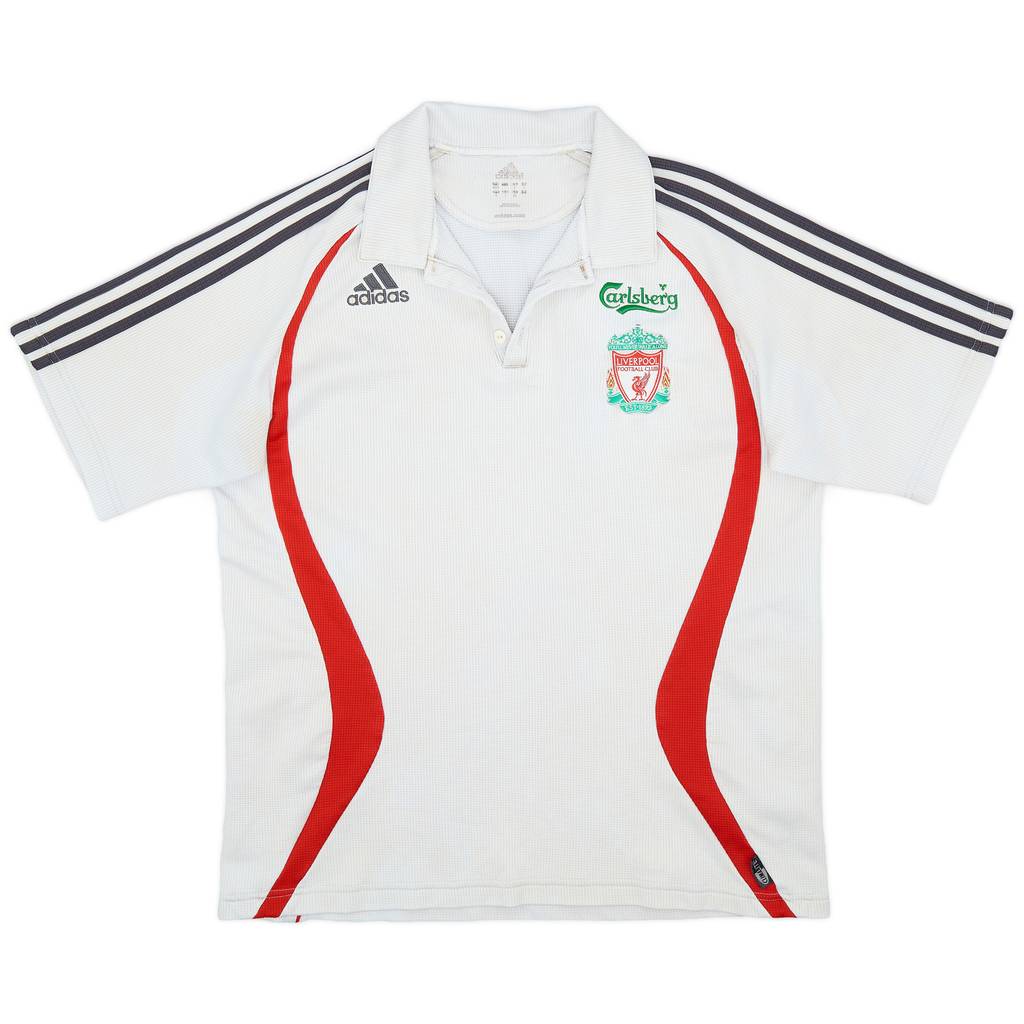 2006-07 Liverpool adidas Polo Shirt - 6/10 - (L)