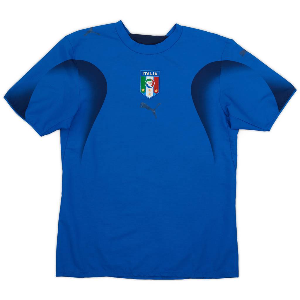 2006 Italy Home Shirt - 4/10 - (S)