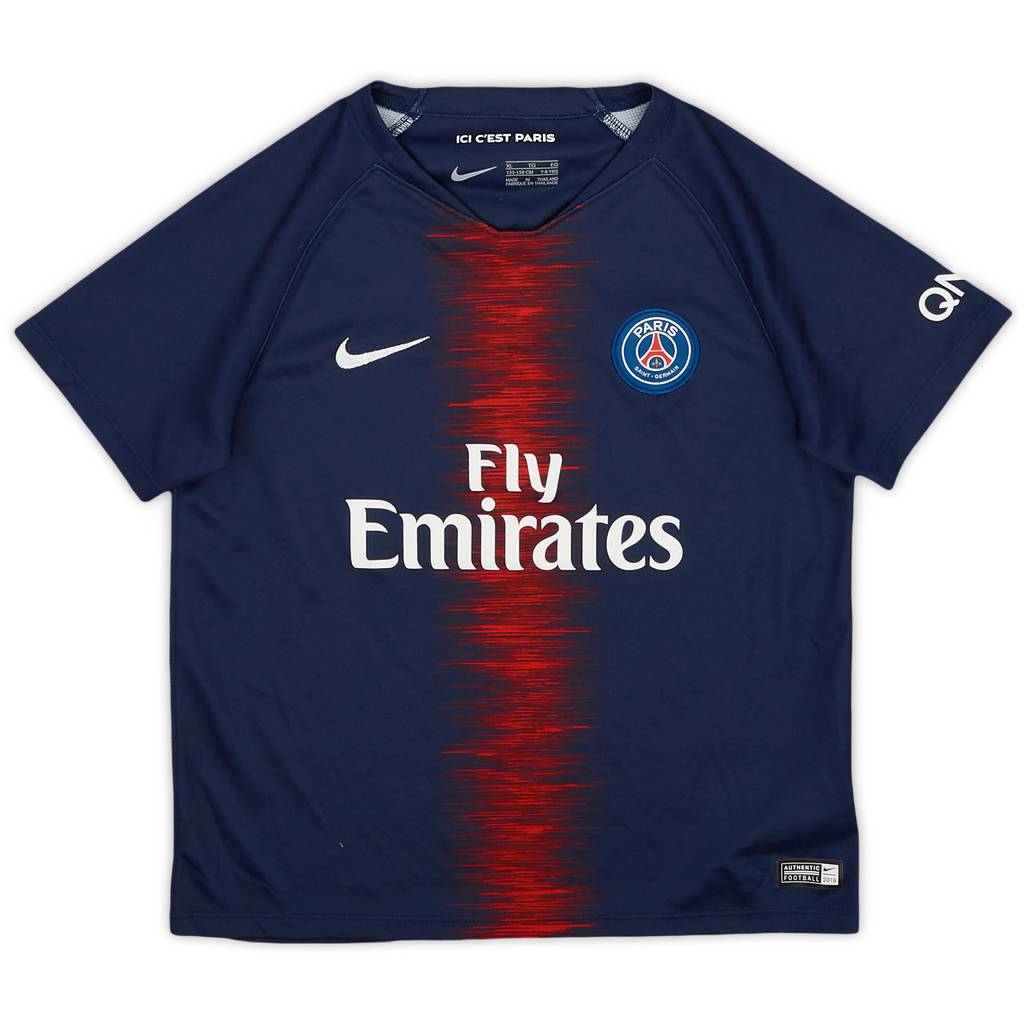2018-19 Paris Saint-Germain Home Shirt - 9/10 - (S.Boys)