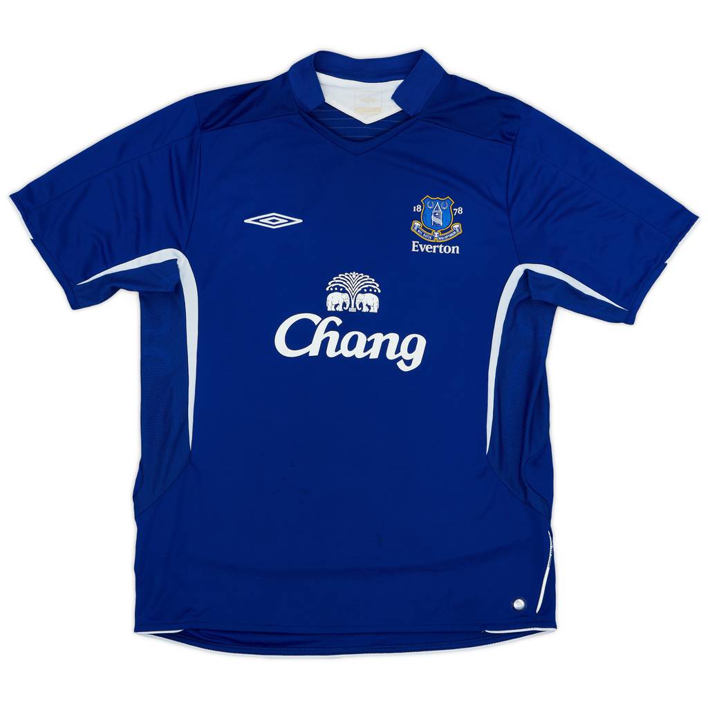 2005-06 Everton Home Shirt - 8/10 - (XL)