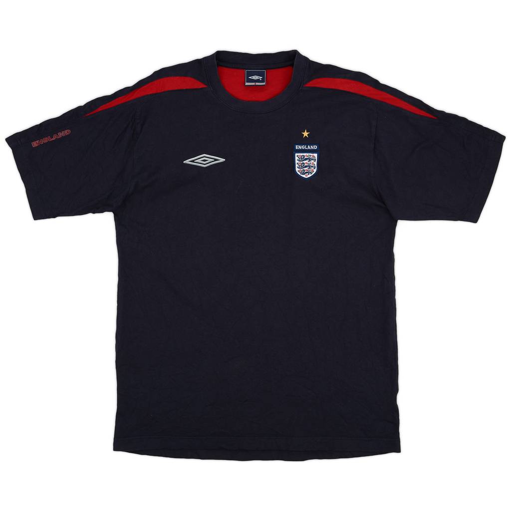 2005-07 England Umbro Training Shirt - 8/10 - (L)