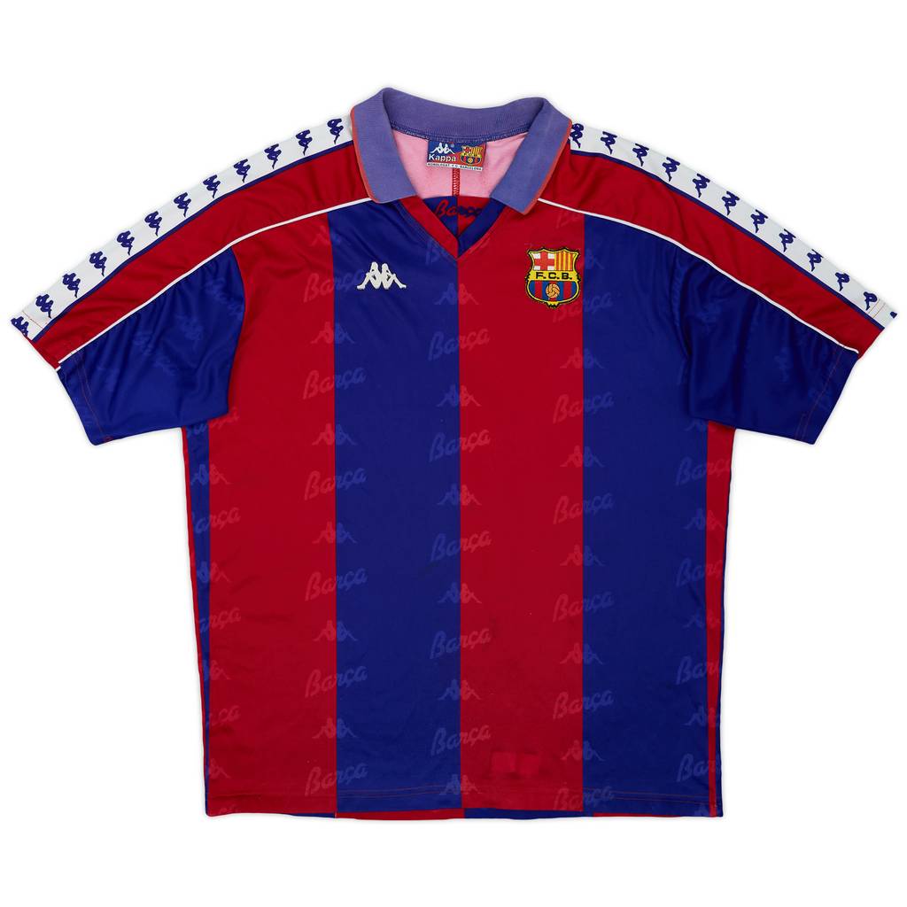 1992-95 Barcelona Home Shirt - 8/10 - (L)