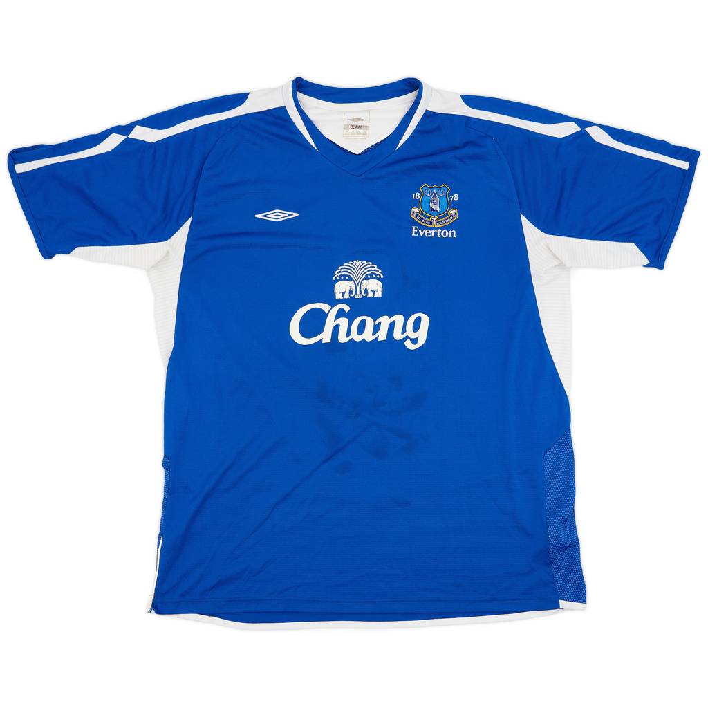 2005-06 Everton Umbro Training Shirt - 7/10 - (XL)