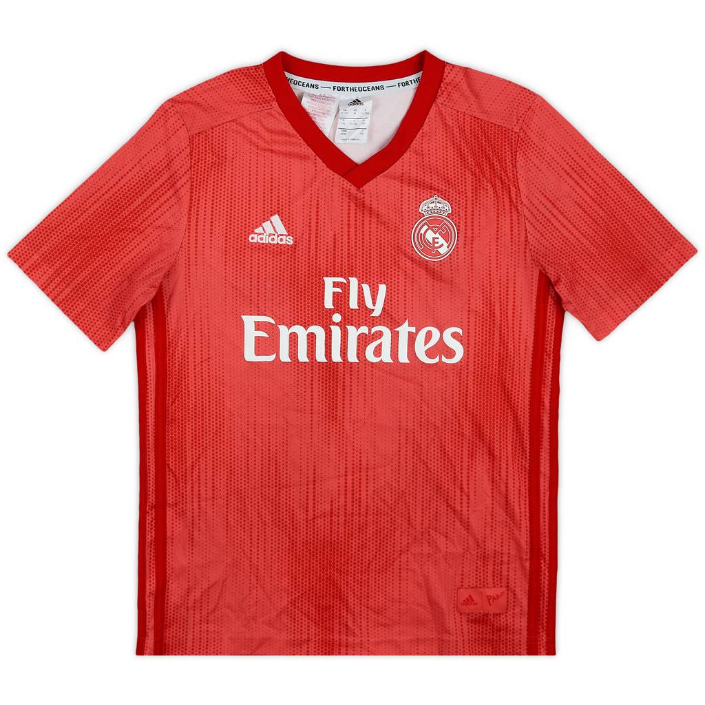 2018-19 Real Madrid Third Shirt - 9/10 - (M.Boys)