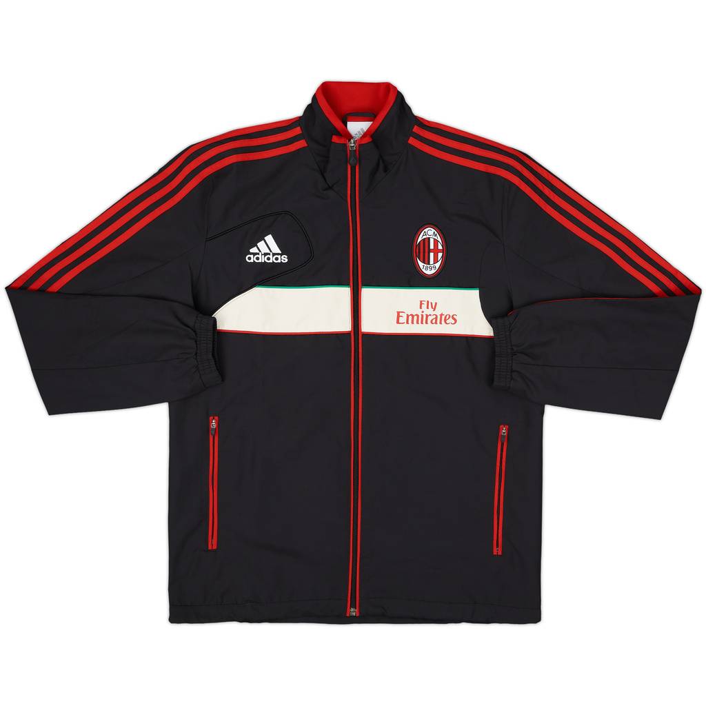 2012-13 AC Milan adidas Track Jacket - 8/10 - (M)