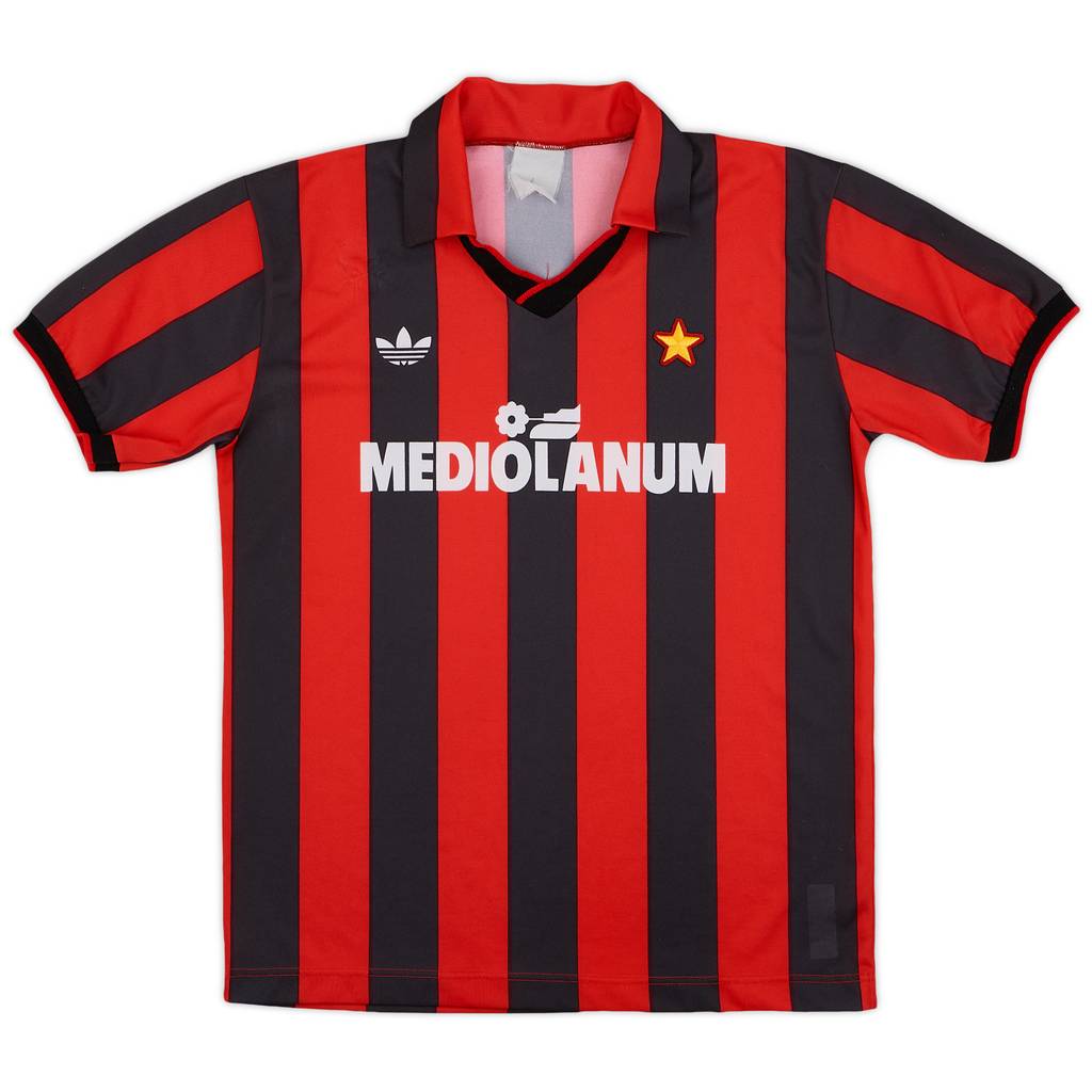 1990-91 AC Milan Home Shirt - 8/10 - (M)