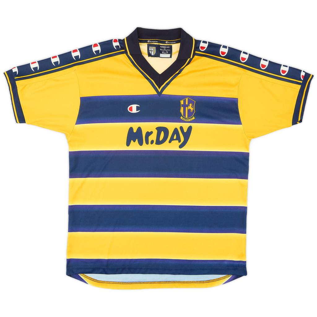 2000-01 Parma Home Shirt - 8/10 - (XL.Boys/Y)