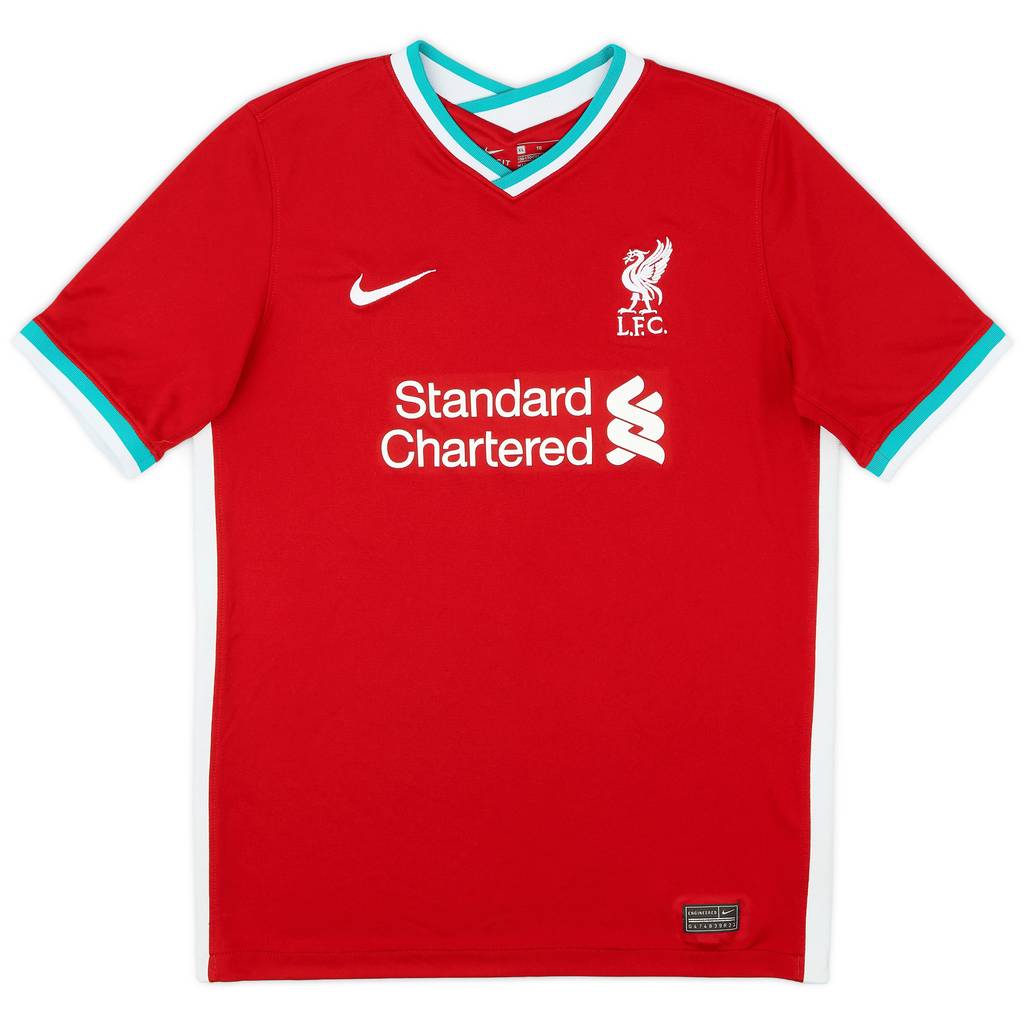 2020-21 Liverpool Home Shirt - 8/10 - (XL.Boys)