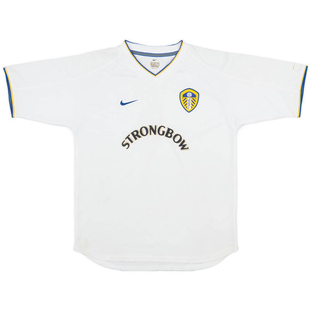 2000-02 Leeds United Home Shirt - 7/10 - (XL.Boys)