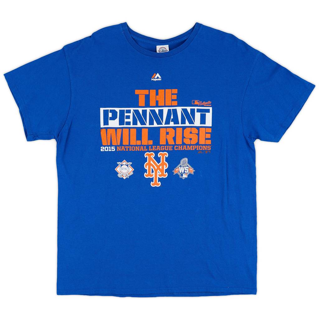 2015 New York Mets National League Champions Majestic Tee - 9/10 - (L)