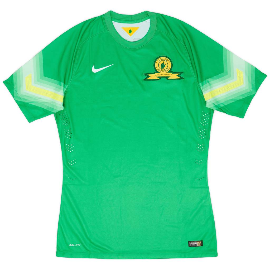 2014-15 Mamelodi Sundowns Authentic GK Away S/S Shirt - 6/10 - (L)