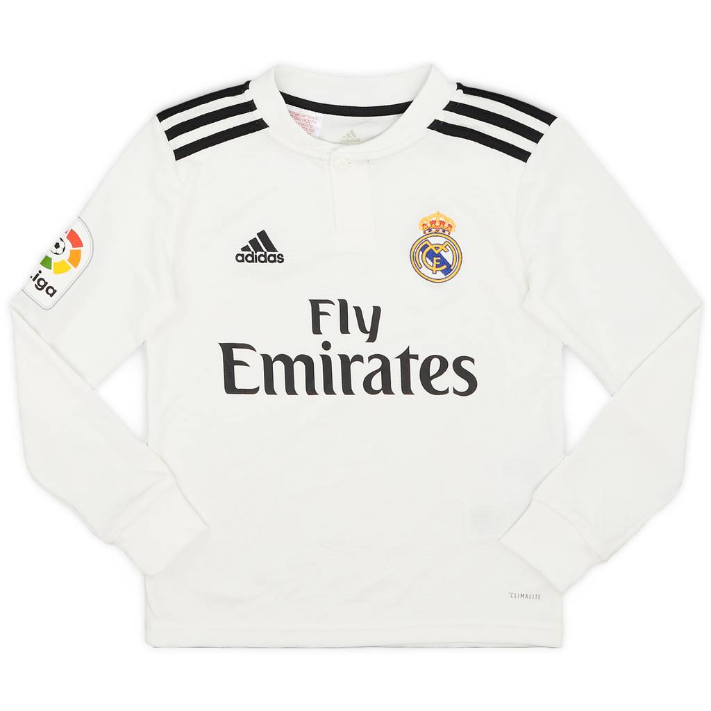 2018-19 Real Madrid Home Shirt - 9/10 - (7-8 Years)