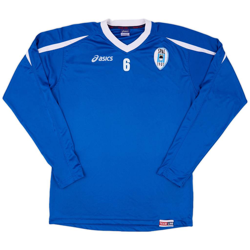 2008-10 SPAL Player Issue Asics Training L/S Shirt #6 - 8/10 - (L)