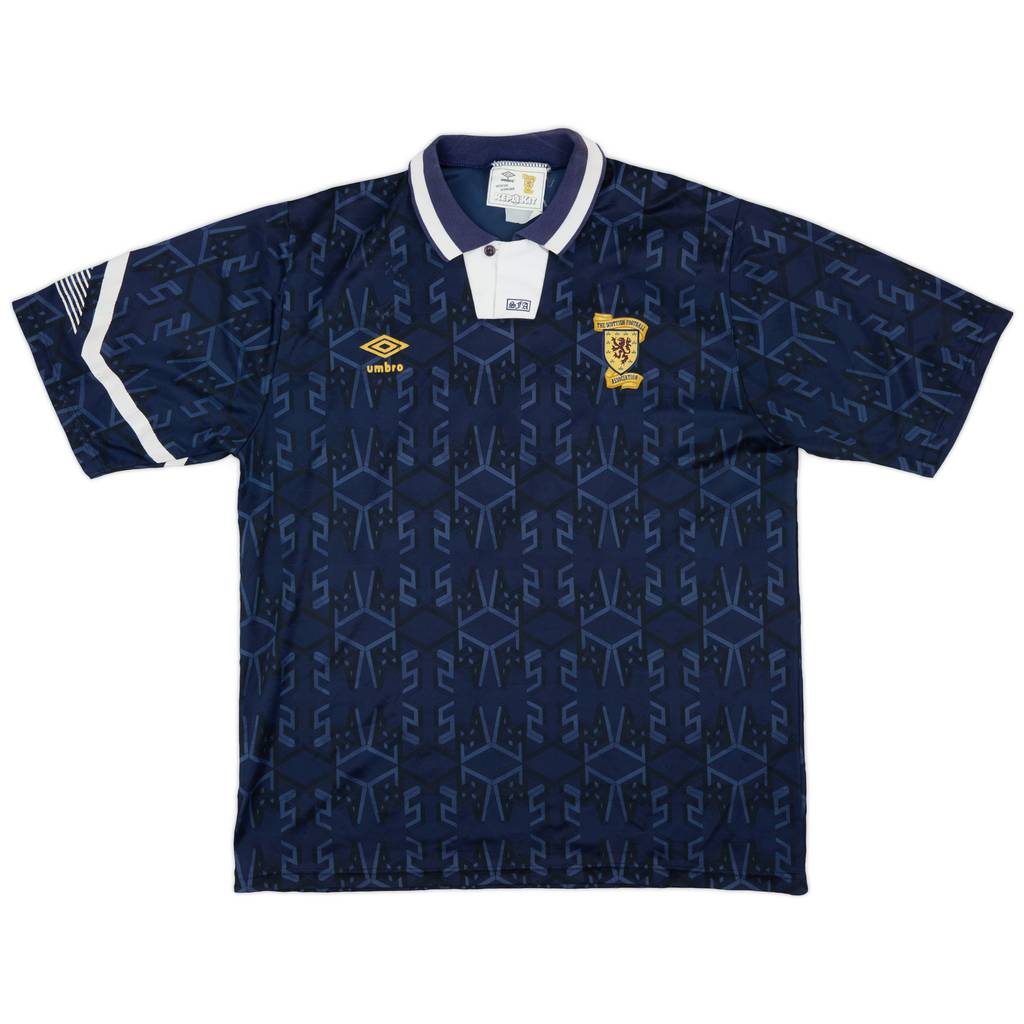 1991-94 Scotland Home Shirt - 6/10 - (XL)