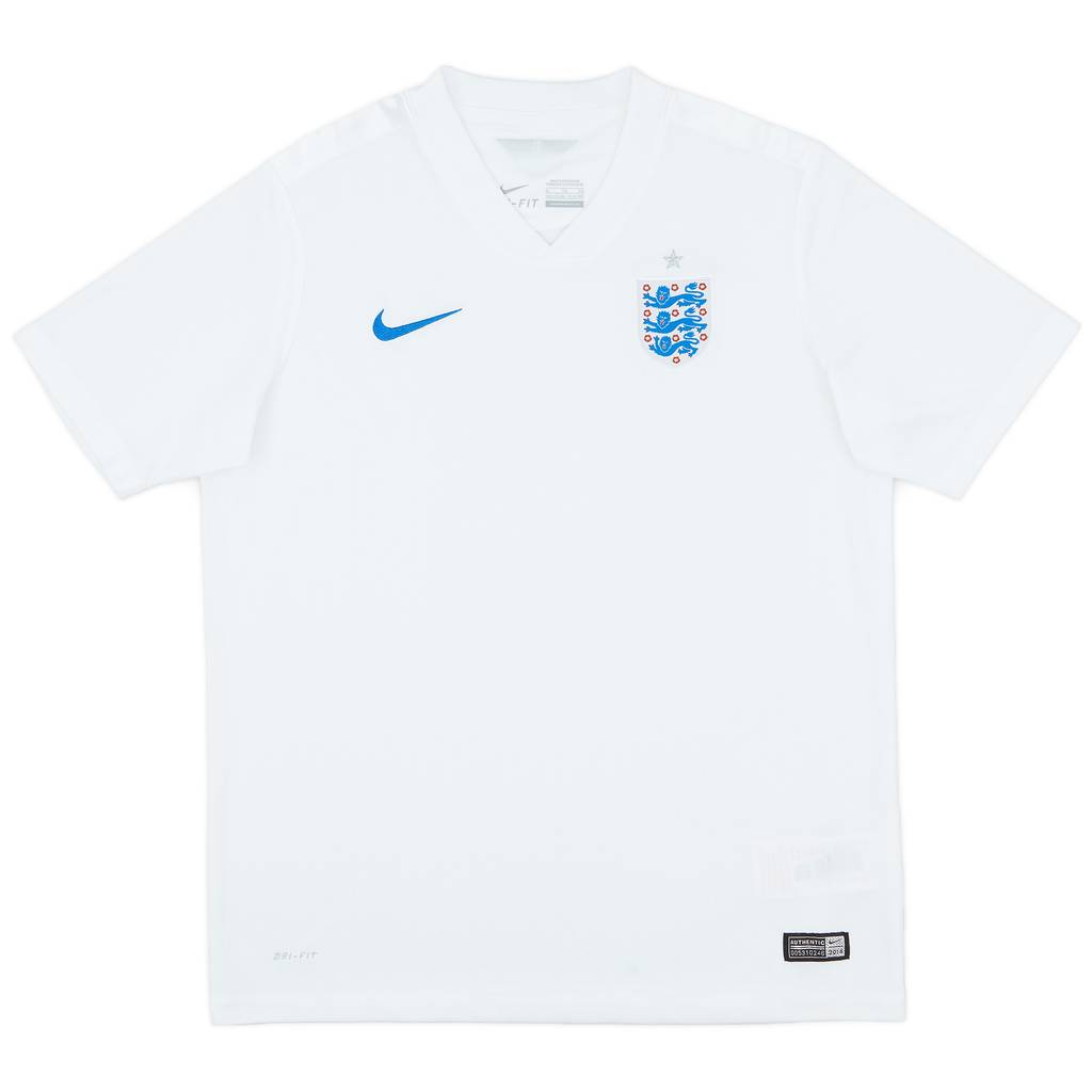 2014-15 England Home Shirt - 7/10 - (XL.Boys)
