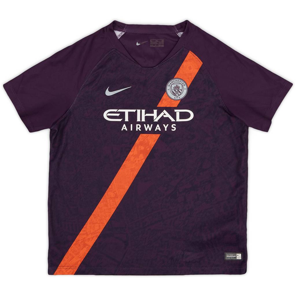 2018-19 Manchester City Third Shirt - 8/10 - (7-8 Years)