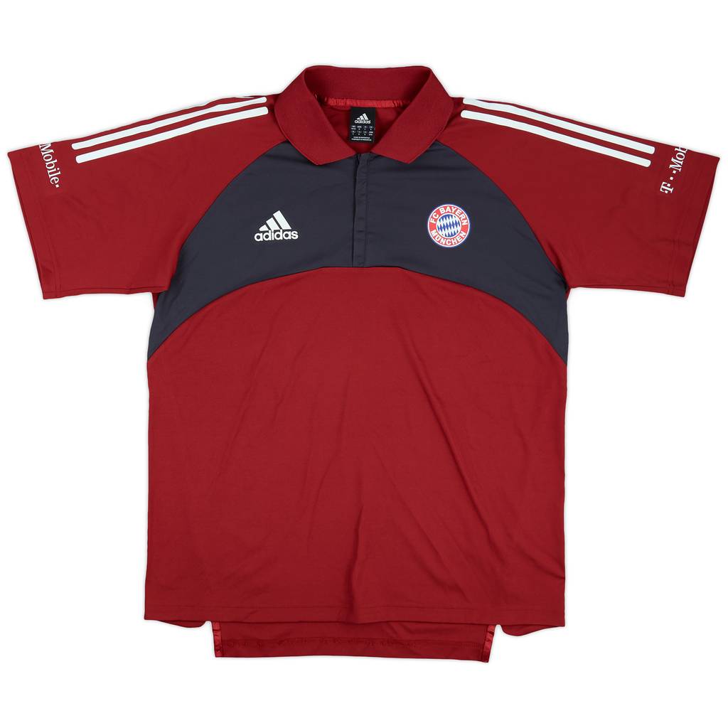 2002-03 Bayern Munich adidas 1/4 Zip Polo Shirt - 7/10 - (M/L)