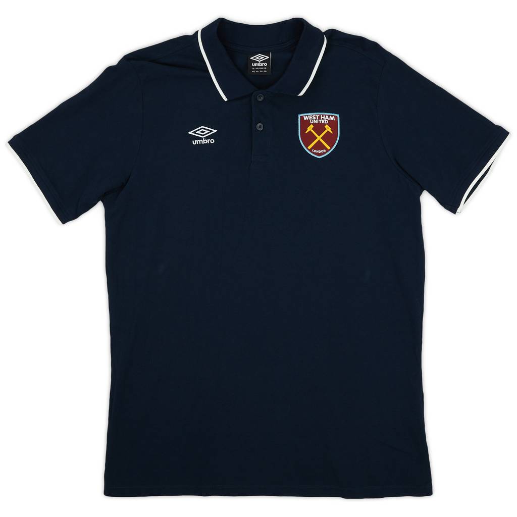 2021-22 West Ham Umbro Polo Shirt - 9/10 - (XXL)