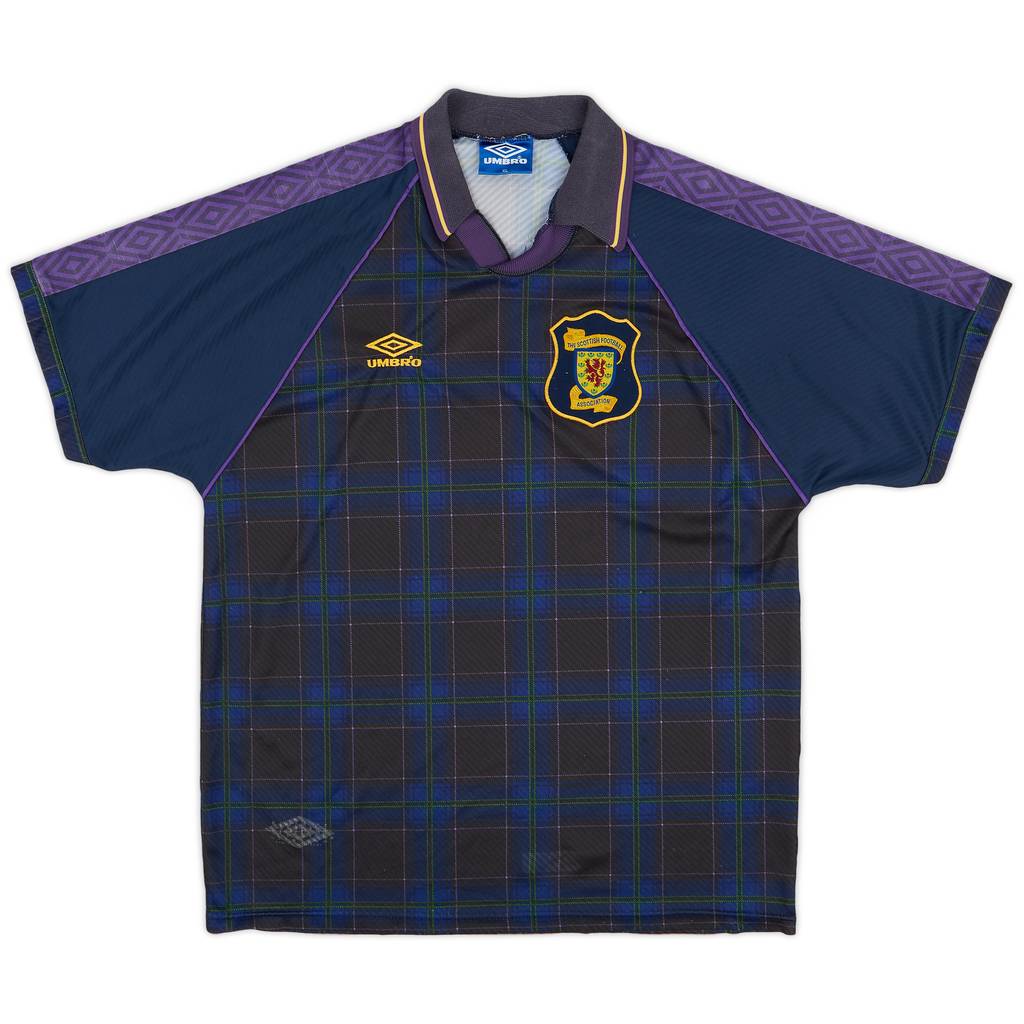 1994-96 Scotland Home Shirt - 7/10 - (XL)