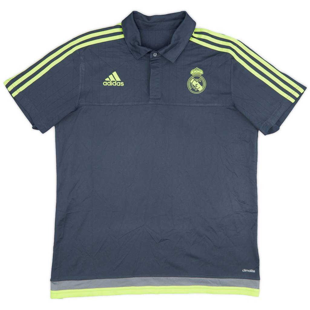2015-16 Real Madrid adidas Polo Shirt - 9/10 - (L)