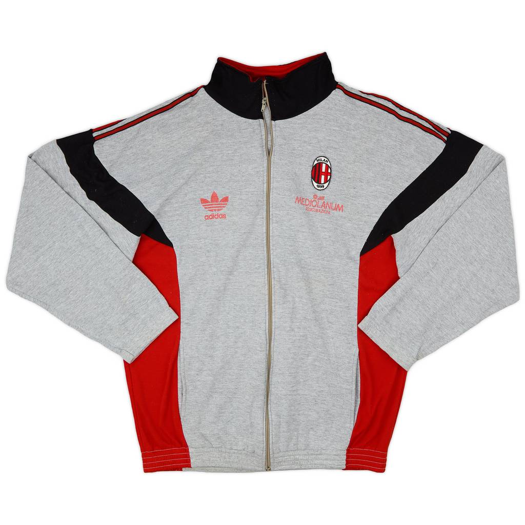 1990-91 AC Milan adidas Track Jacket - 8/10 - (L)