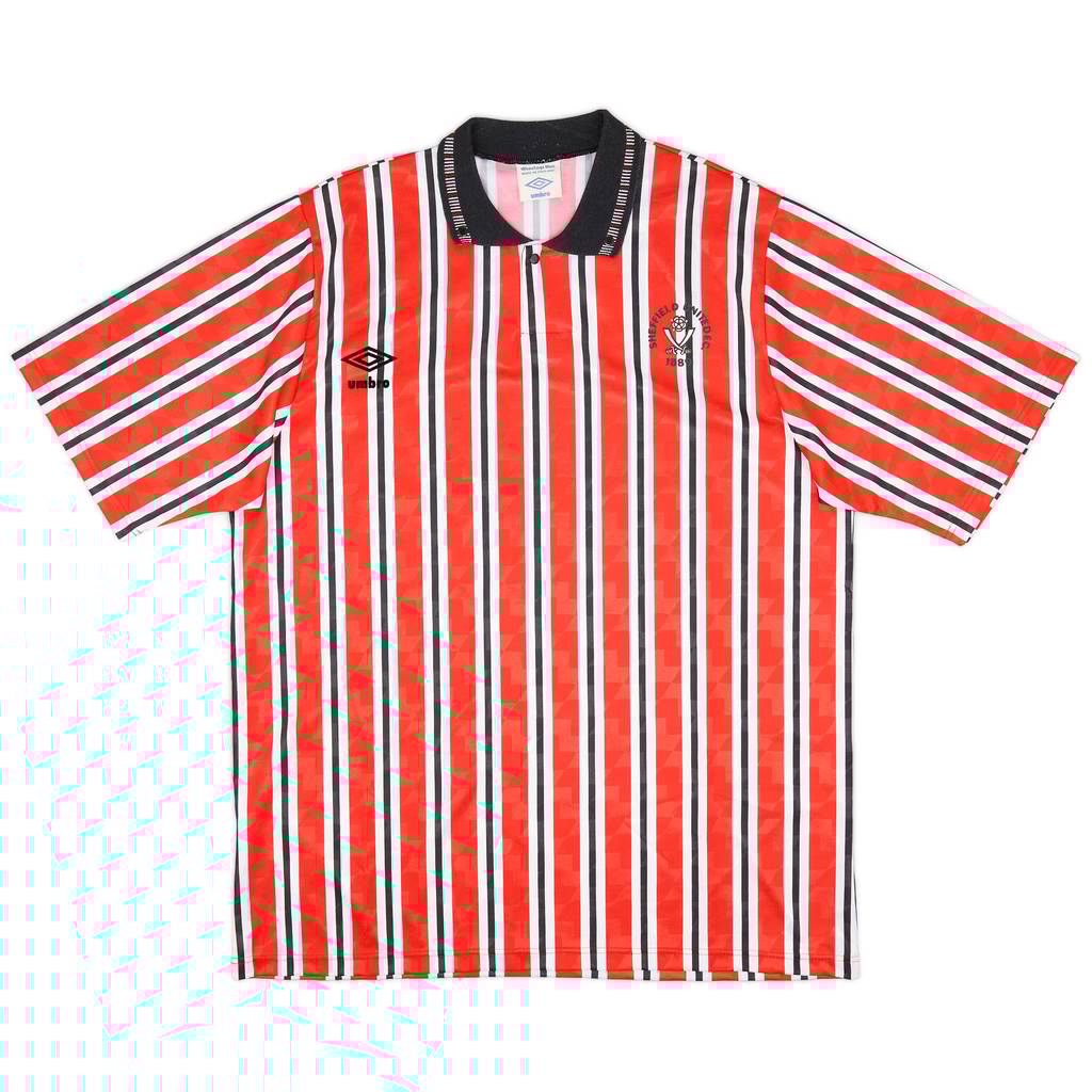 1990-92 Sheffield United Home Shirt - 9/10 - (L)