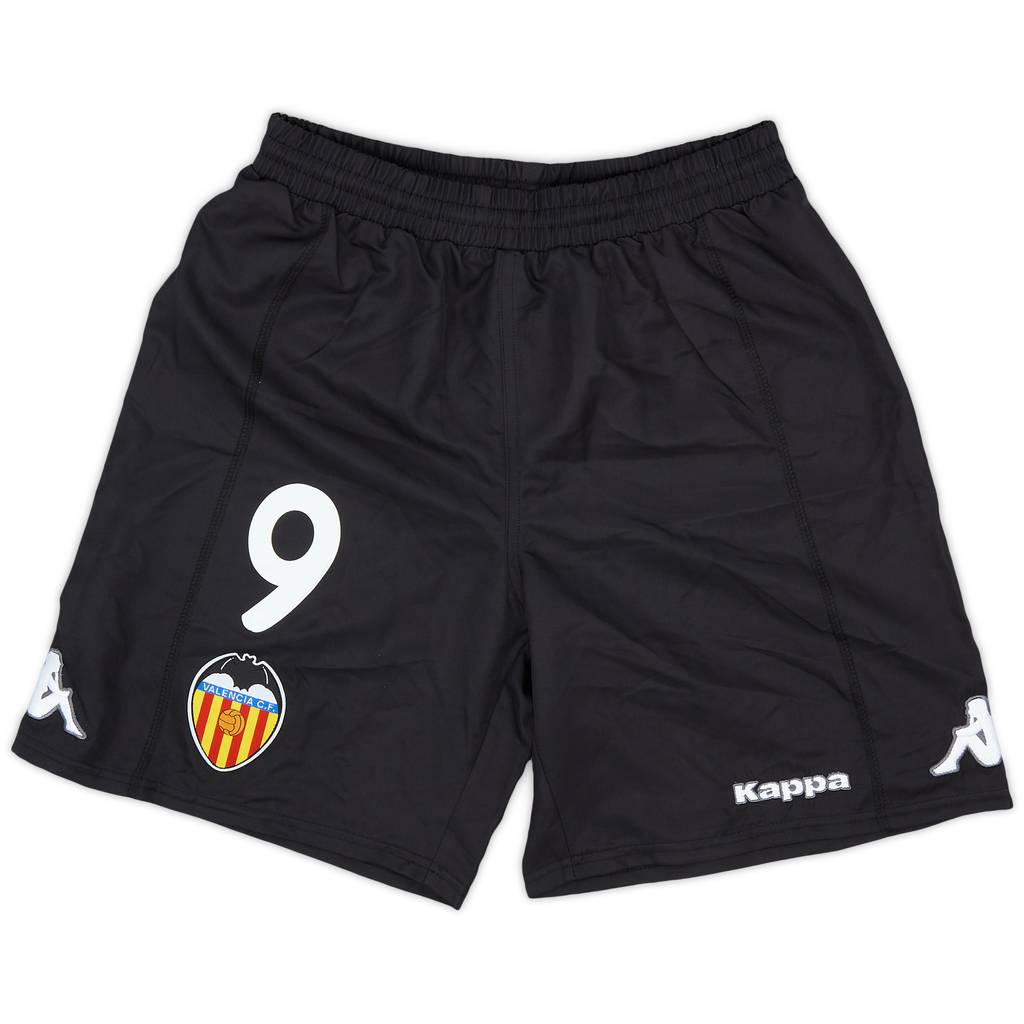 2009-10 Valencia Player Issue Home Shorts #9 (S)