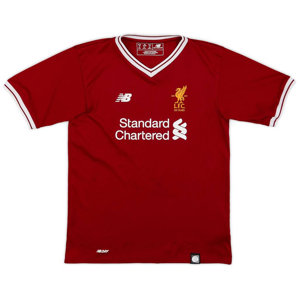 2017-18 Liverpool 125 Years Home Shirt - 5/10 - (6-7 Years)