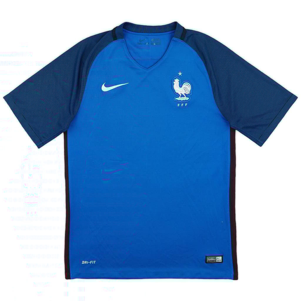 2016-17 France Home Shirt - 8/10 - (S)