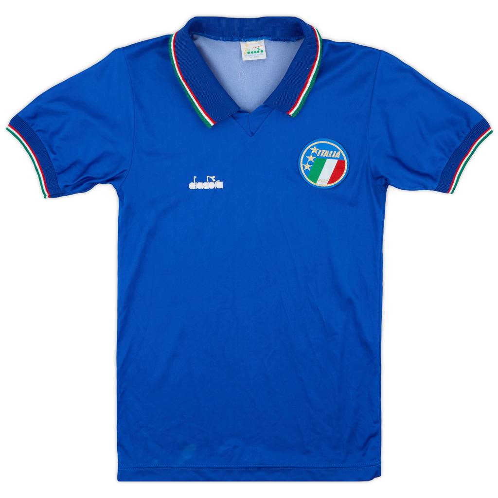 1986-91 Italy Home Shirt - 8/10 - (L.Boys)