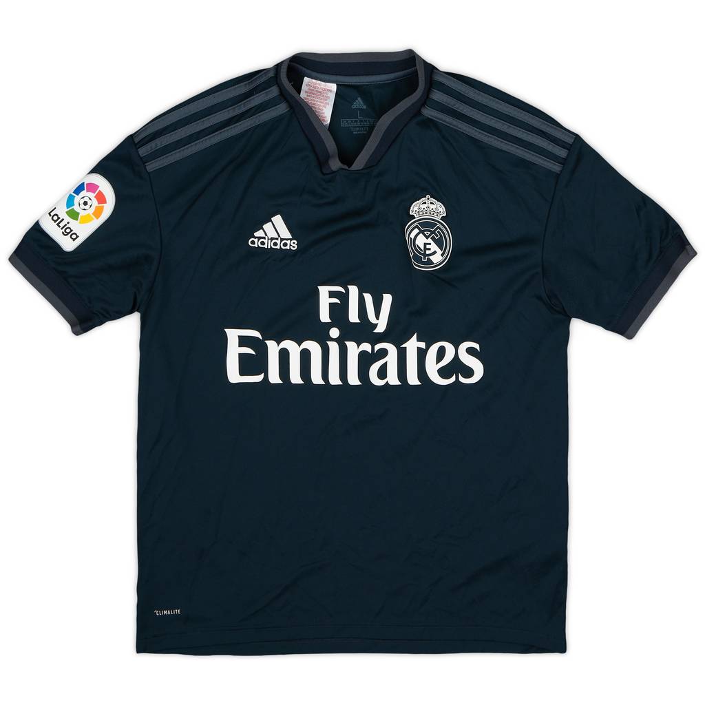 2018-19 Real Madrid Away Shirt - 8/10 - (L.Boys)